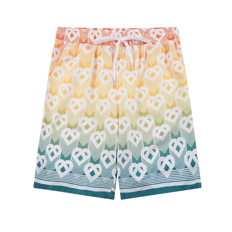 Casablanca Fashion Vacation Printed Shirt and Shorts Summer Beach Set