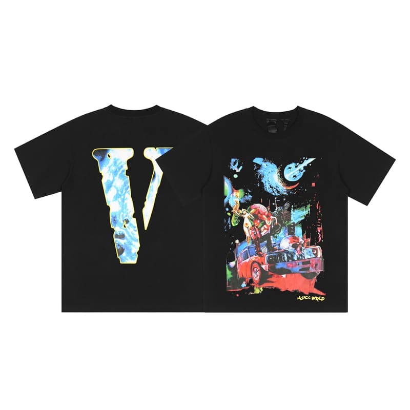 VLONE Big V Short Sleeve T-Shirt Casual High Street Summer Wear
