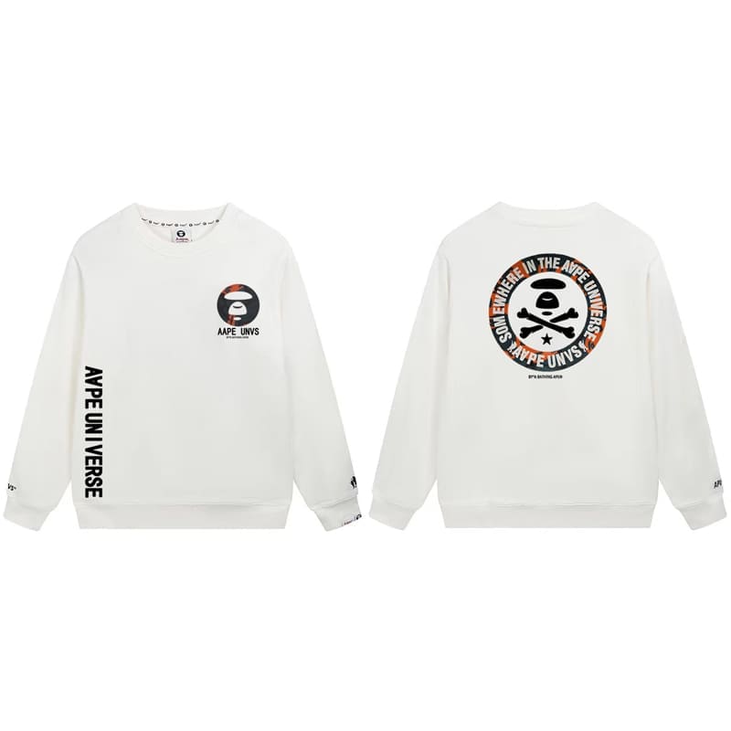 AAPE Ape Head Camouflage Loose Terry Hoodie for Men and Women