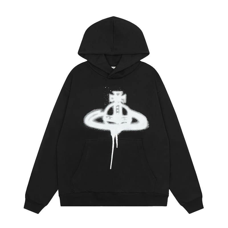 Vivienne Westwood Terry Hooded Sports Leisure Sweater for Men and Women