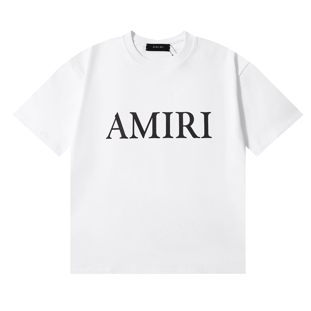 Amiri Fashion Solid Color High Street T-Shirt Retro Loose Fit 2