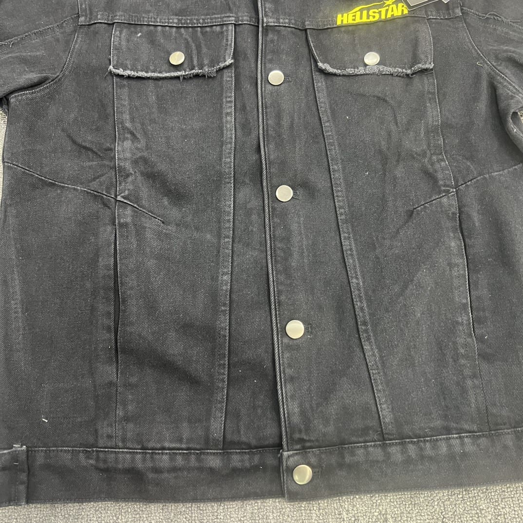 H*lst*r studios buff jacket heavy industry washing embroidery denim casual couple coat tide