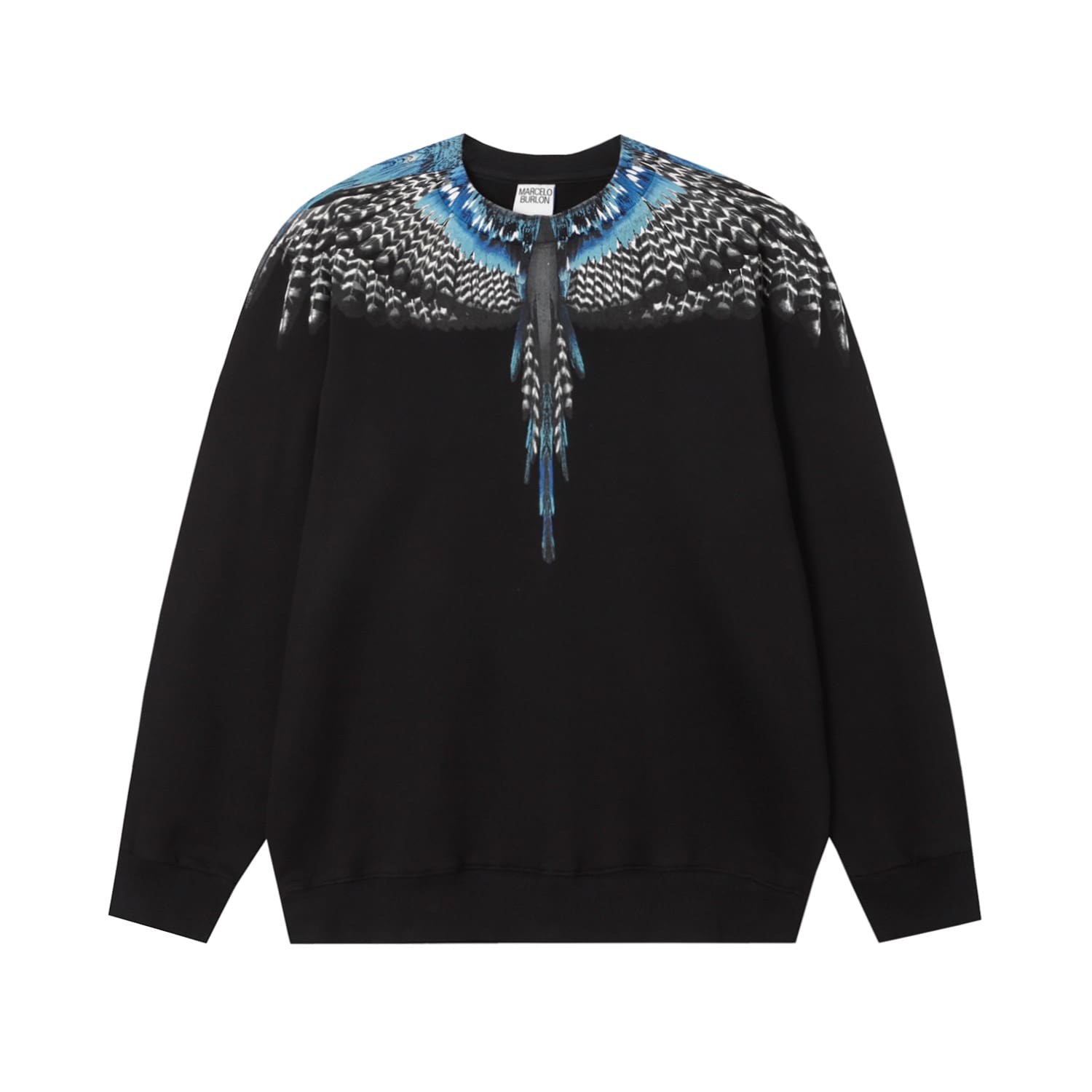 Marcelo Burlon Colorful Feather Wings Sweater Lightning Blade Hoodie A