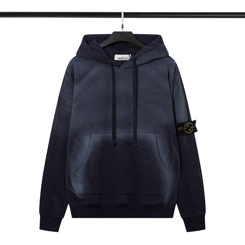 Stone Island Gradient Pullover Compass Armband Hoodie