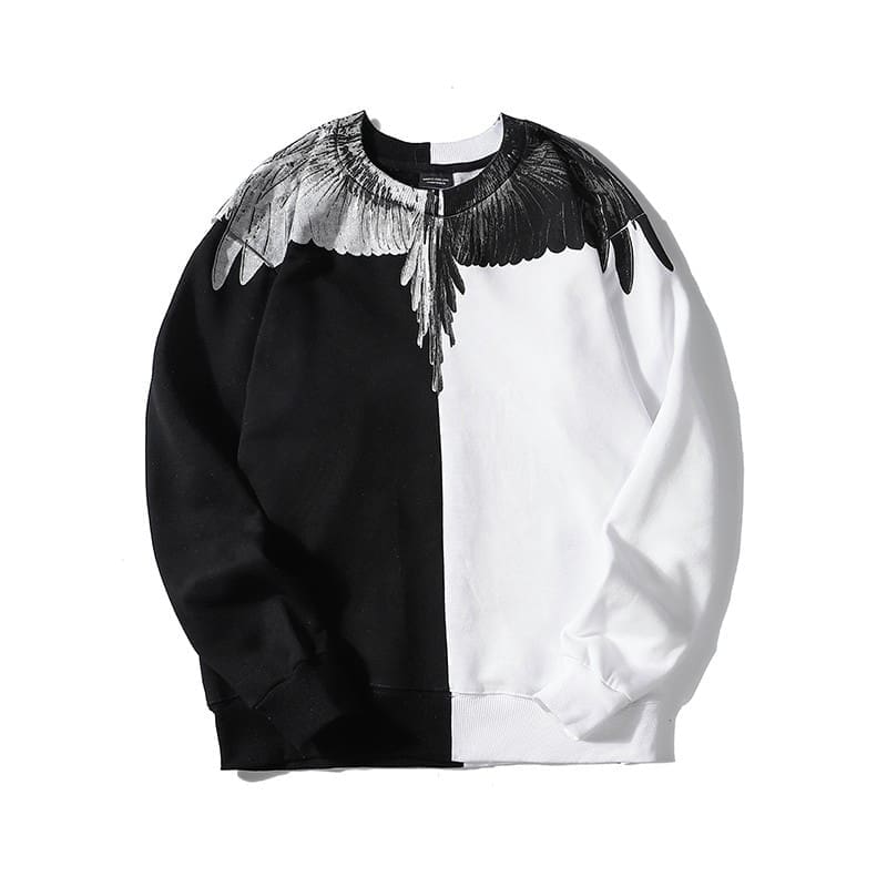 Marcelo Burlon Colorful Feather Phantom Wings Sweater Lightning Blade Hoodie