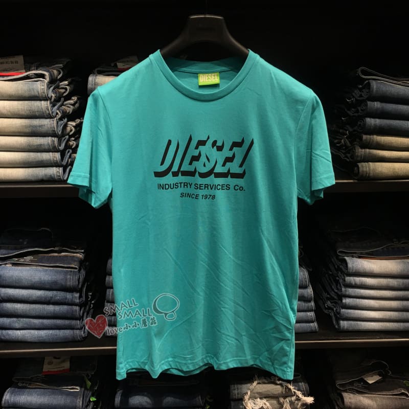 Diesel Diesel men’s round neck fashion casual printing summer short sleeve T-SHIRT T-DIEGO-T10 T-SHIRT