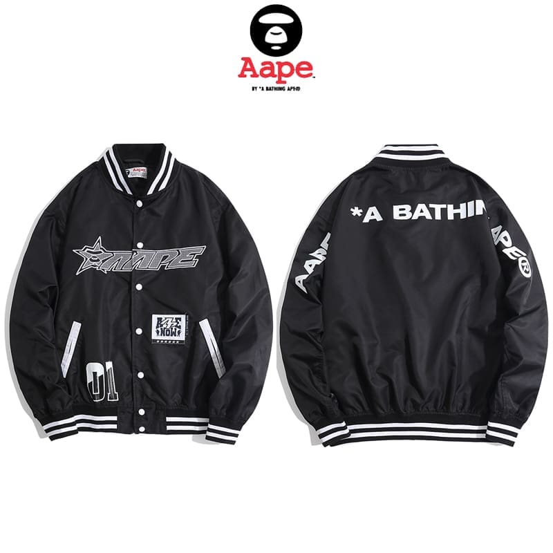 AAPE Camouflage Cotton Sweatpants for Men and Women