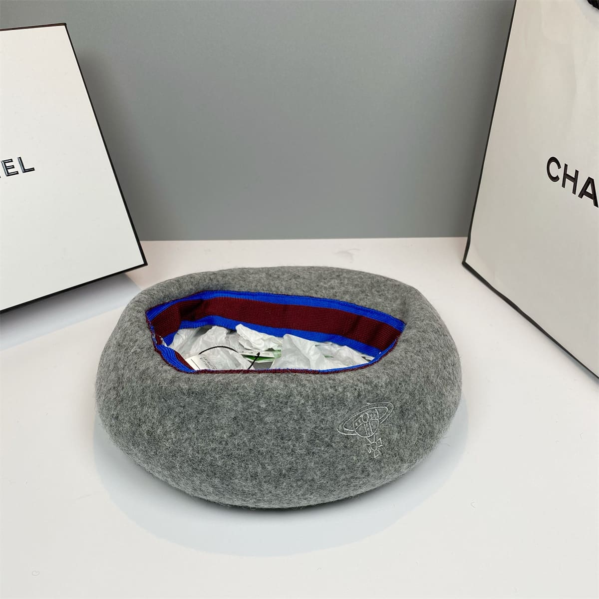 Vivienne Westwood Beret Wool Retro Painter Hat for Women