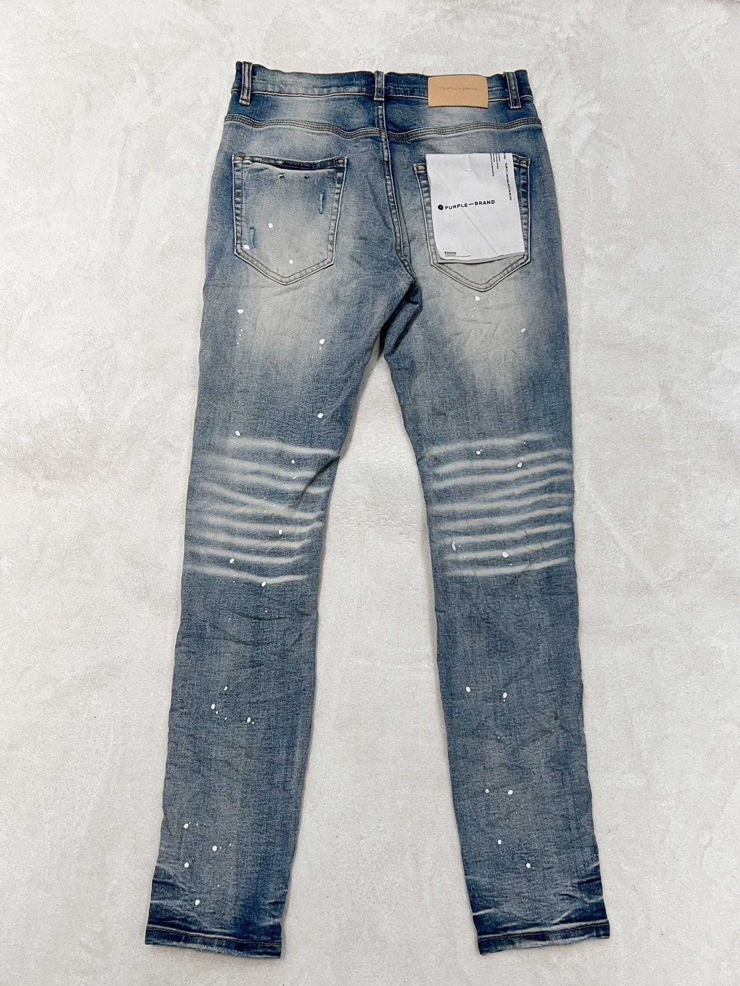 pu*re b*and washed slim fit casual jeans fashion trend