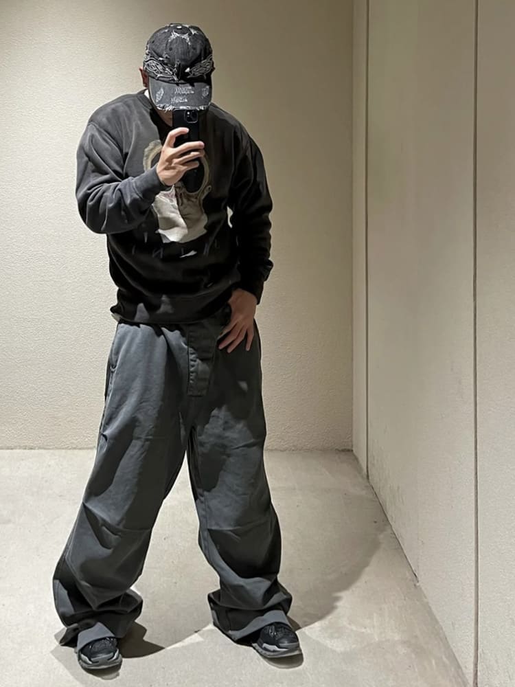 Saint Michael Retro Fleece-Lined Crew Neck Sweater for Men and Women