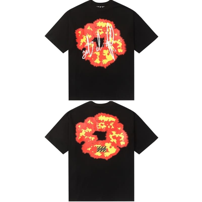 Denim Tears Oil Painting T-Shirt for Spring and Summer