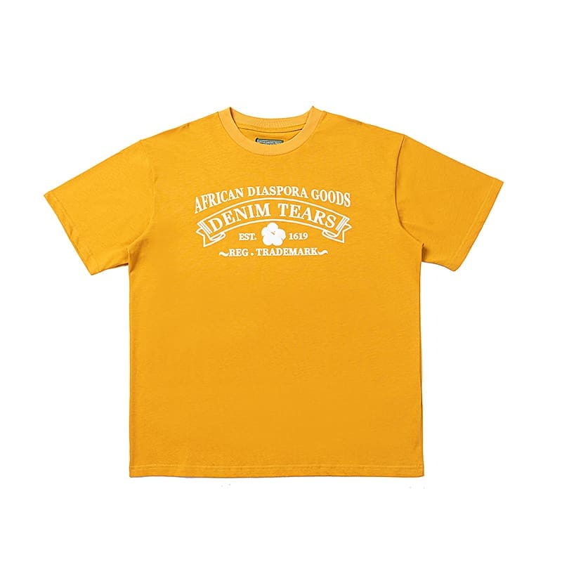 Denim Tears Oil Painting T-Shirt for Spring and Summer