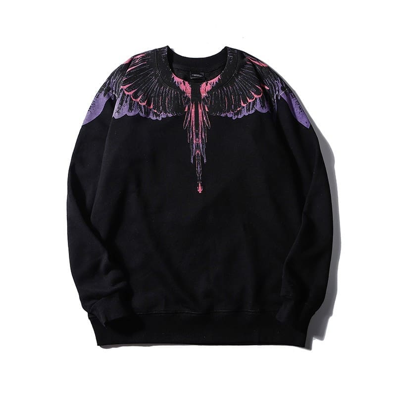 Marcelo Burlon Colorful Feather Phantom Wings Sweater Lightning Blade Hoodie