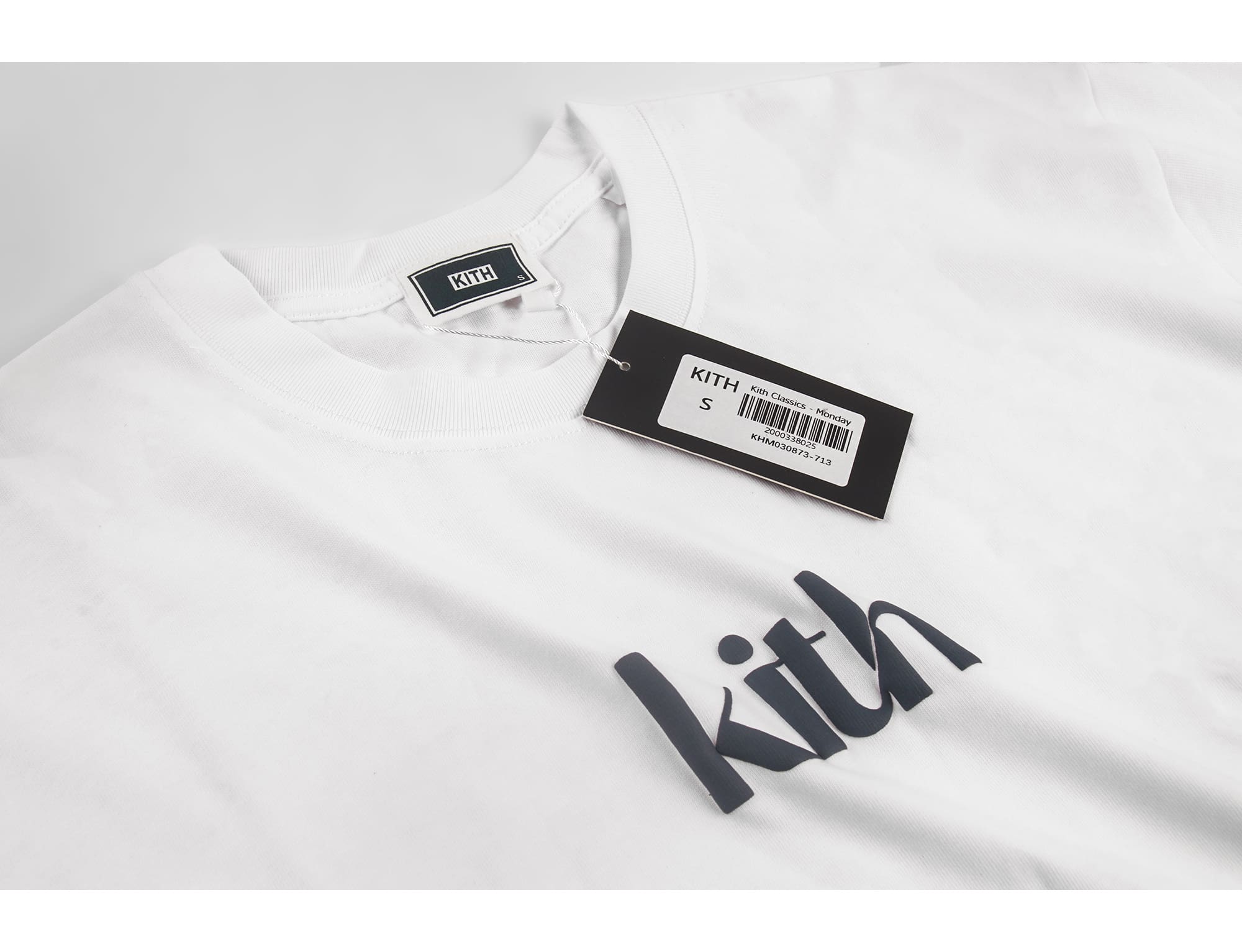 KITH foam logo printing men’s and women’s Maychao long-sleeved T-shirt spring and autumn letter underwear blouse loose solid color T-shirt