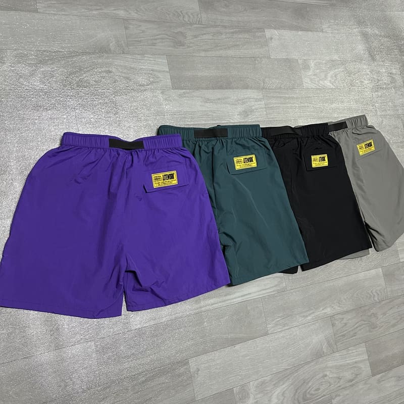 Corteiz Logo Embroidered Quick-Drying Beach Shorts for Men