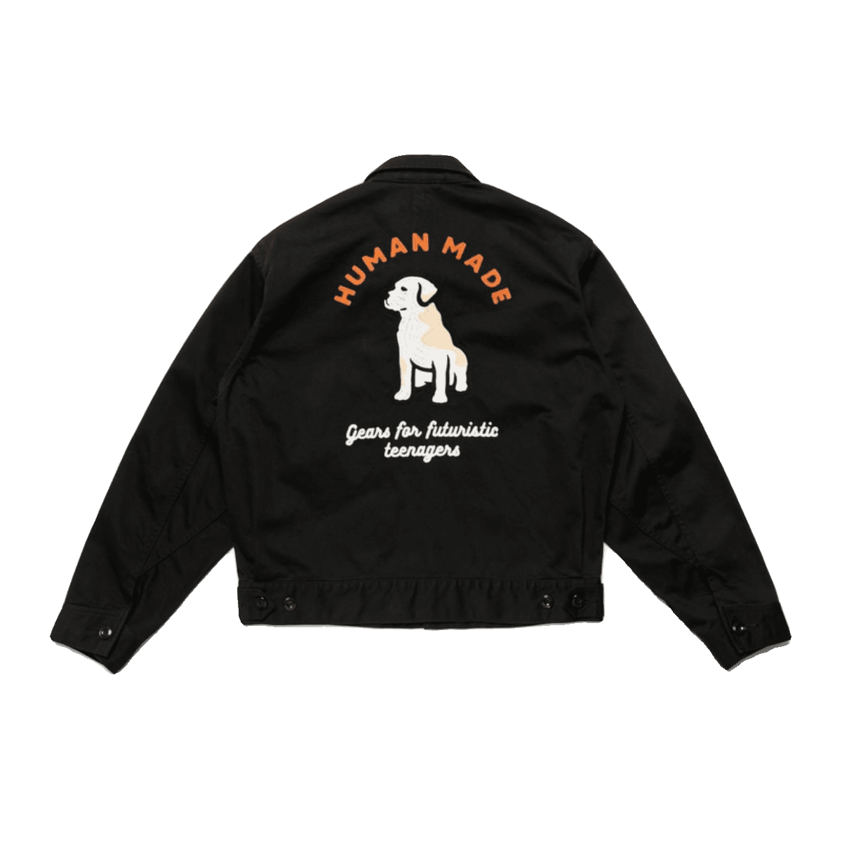 Hvm*n M*de 2023 spring and autumn new men & women trendy retro overalls style casual puppy embroidery loose jacket coat