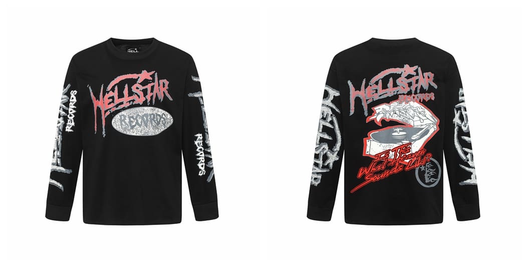 H*lst*r european and american high street fashion hip hop fashion brand men’s and women’s printed loose cotton crew neck bottoming shirt long sleeve t-shirt ins