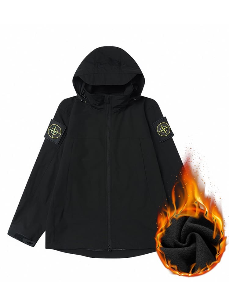 Stone Island Waterproof Soft Shell Jacket Hooded Casual Coat