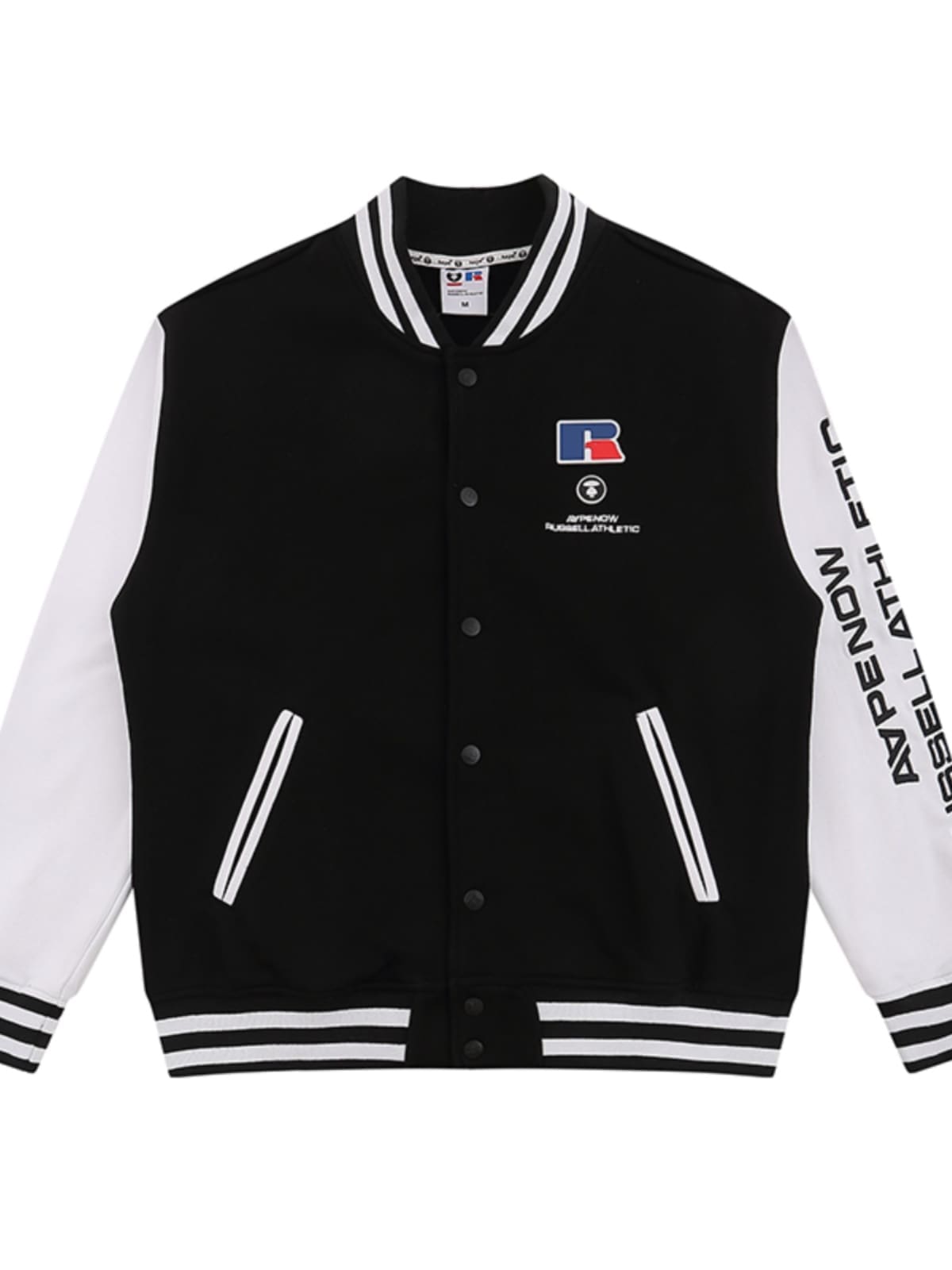AAPE Military Style Baseball Jacket for Men and Women