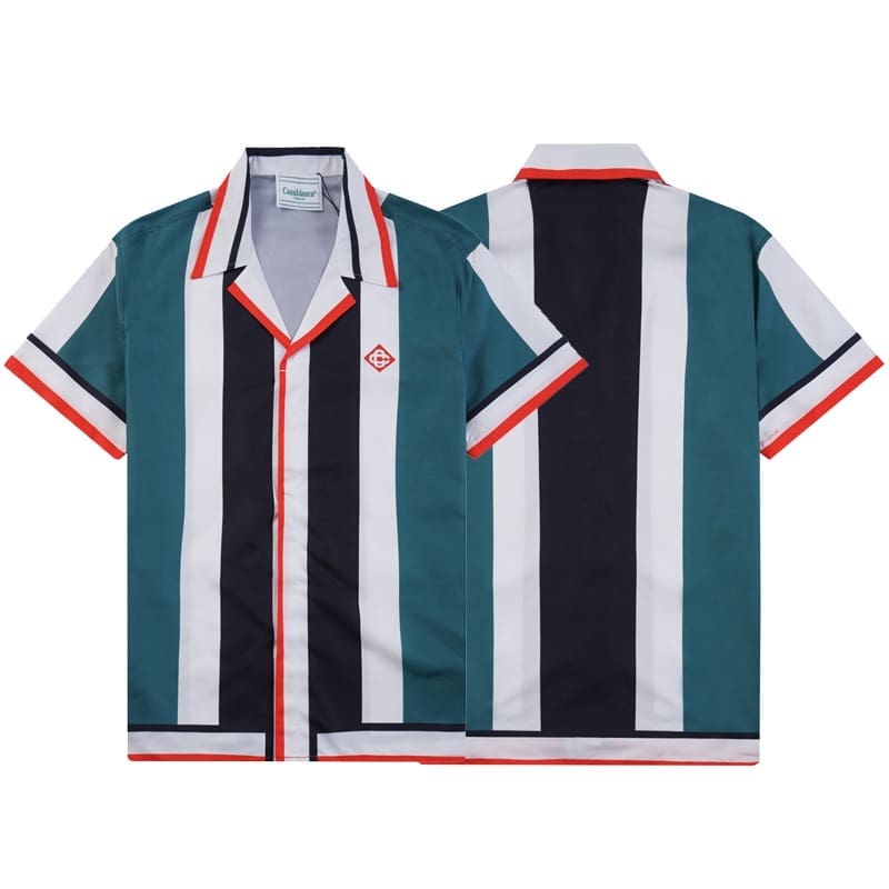 Casablanca Vacation Printed Shirt and Quick-Drying Shorts Summer Beach Set