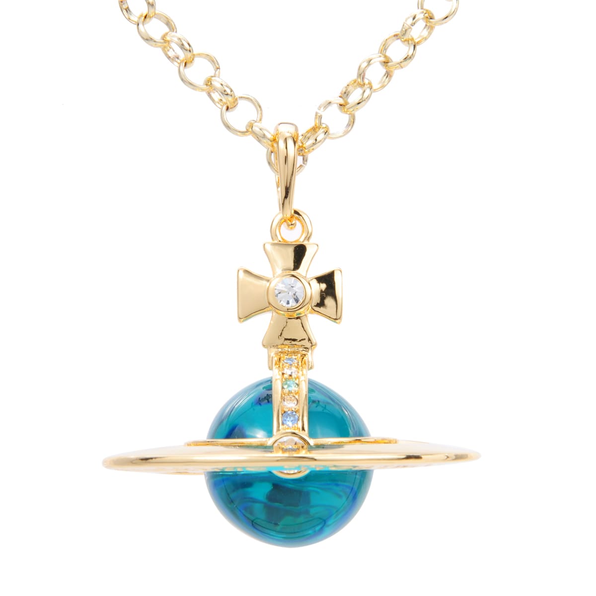 Vivienne Westwood Saturn Large Three-Dimensional Planet Necklace Classic Style