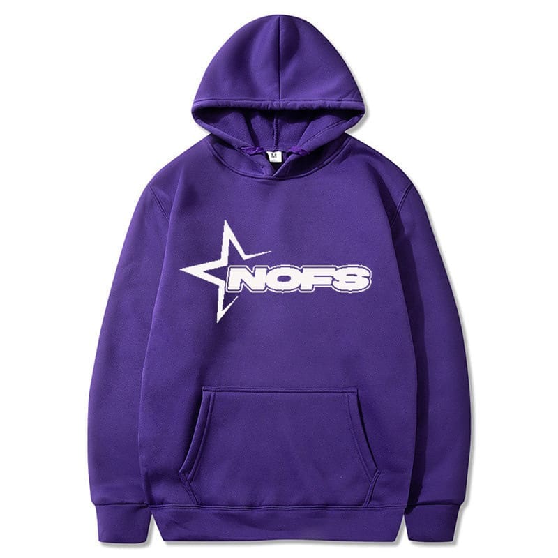 Letter Print Loose Sweatshirt Y2G Hip Hop Streetwear Pullover A