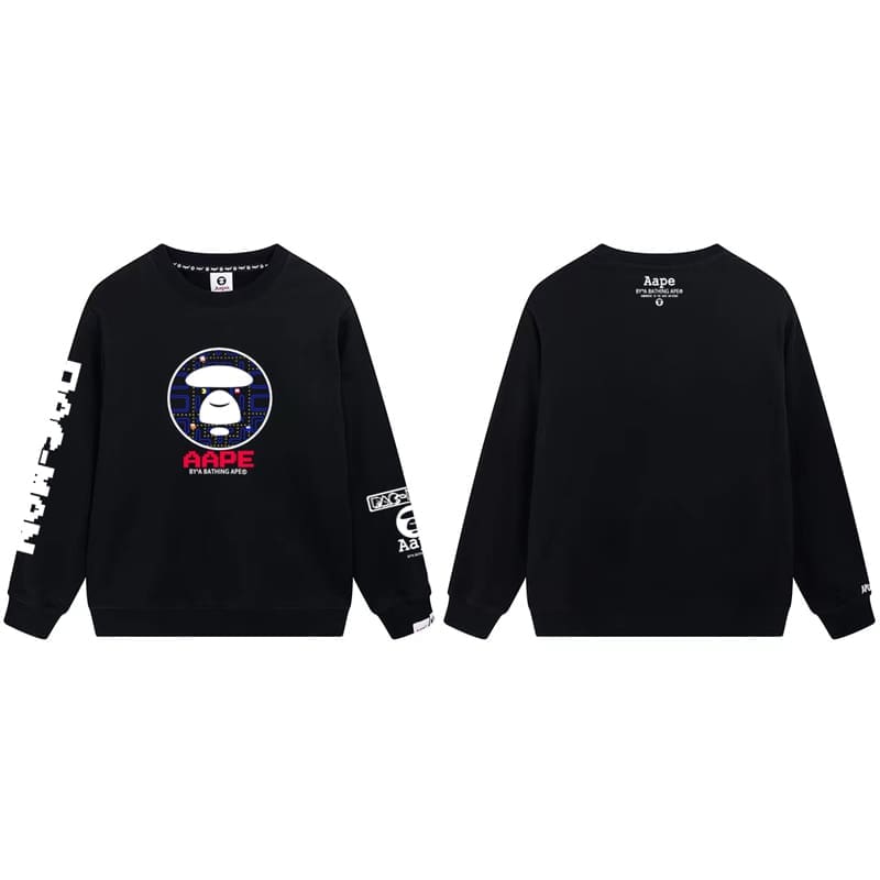 AAPE Camouflage Terry Hoodie for Men and Women