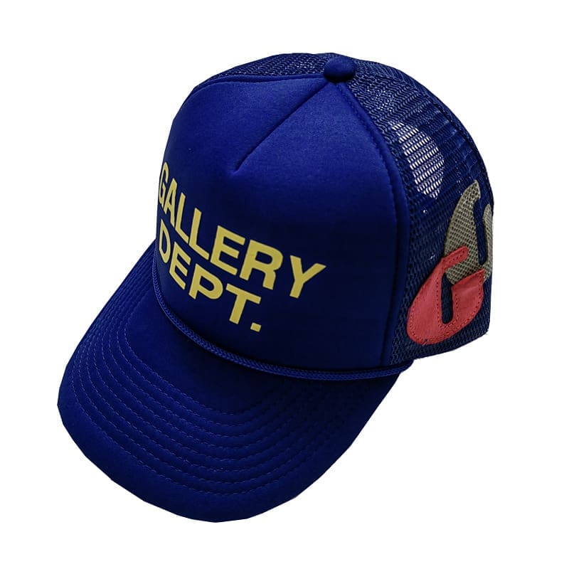 Gallery Dept Leather Letter Baseball Cap Sun Hat for Men and Women