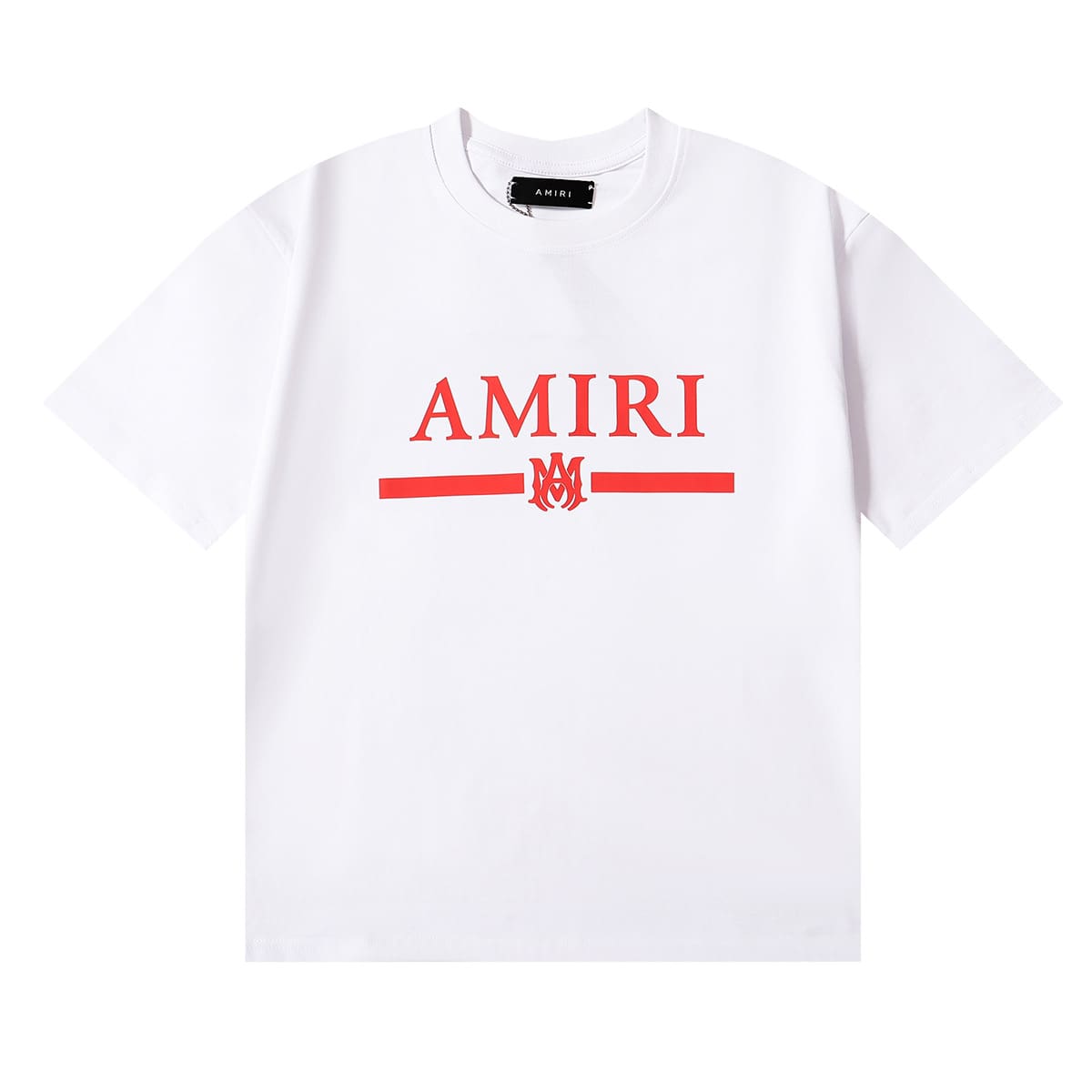 Amiri Fashion Solid Color High Street T-Shirt Retro Loose Fit 2