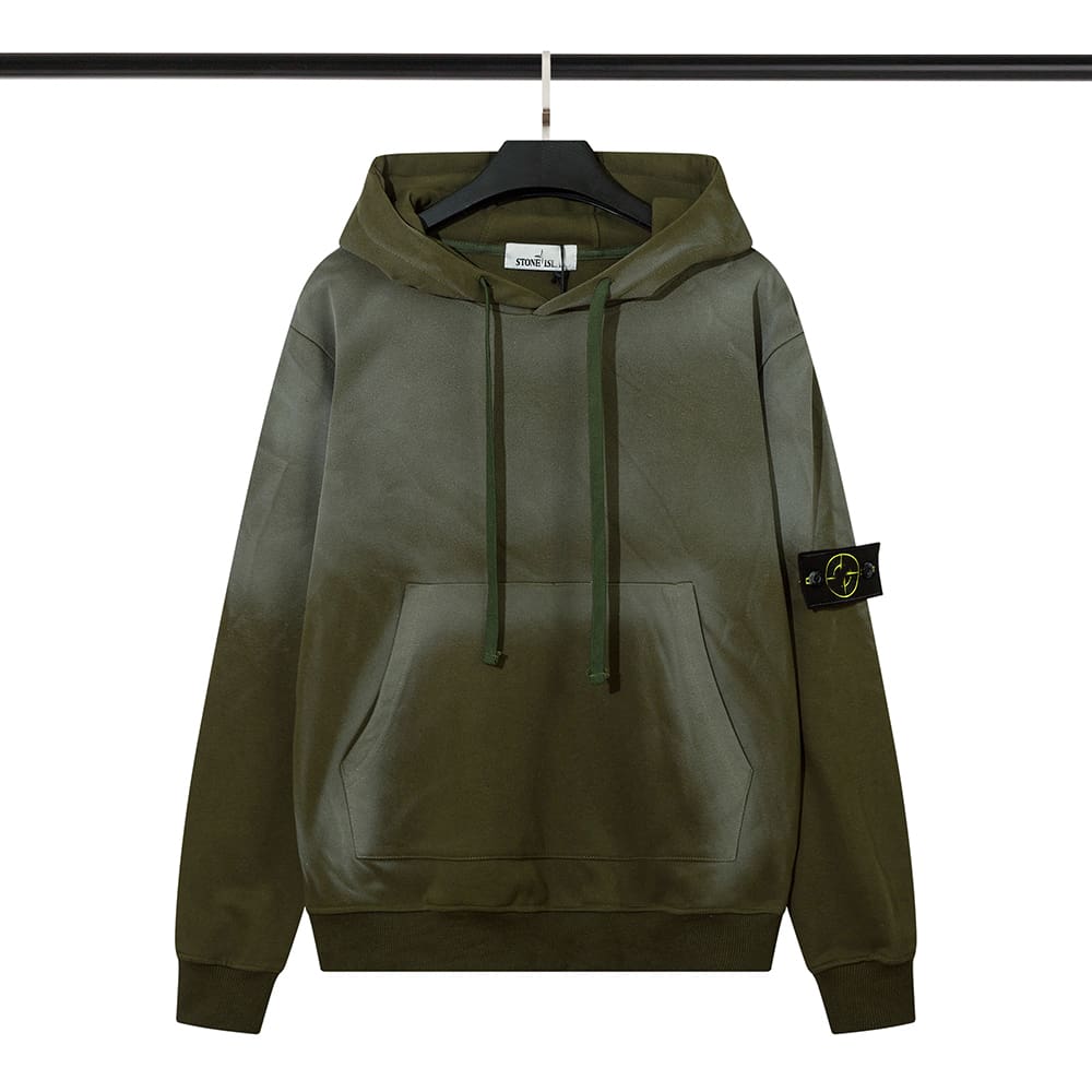 Stone Island Gradient Pullover Compass Armband Hoodie