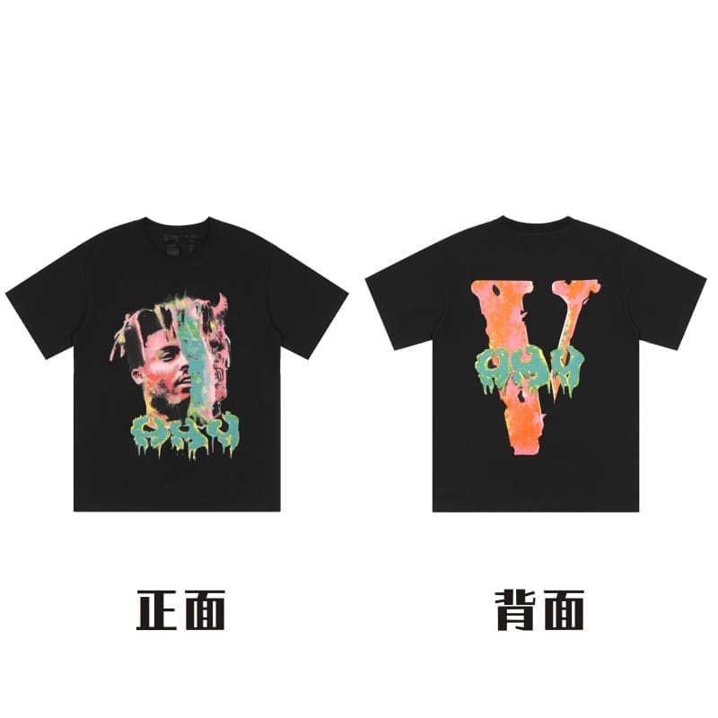 VLONE Big V Short Sleeve T-Shirt Casual High Street Summer Wear