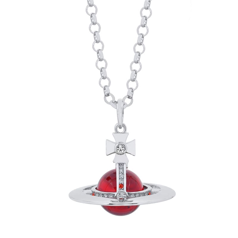 Vivienne Westwood Saturn Large Three-Dimensional Planet Necklace Classic Style