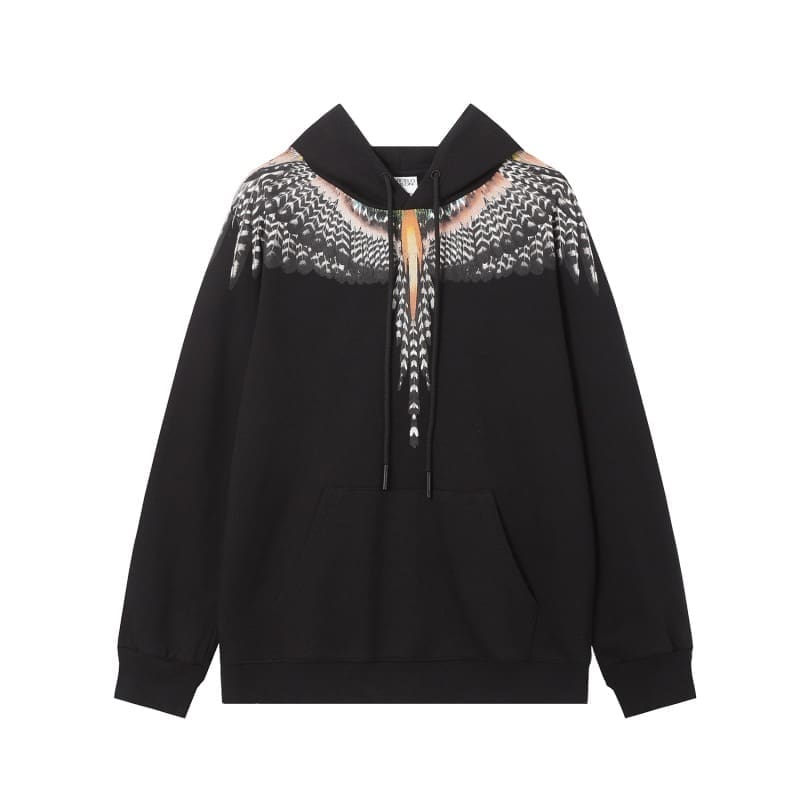 Marcelo Burlon Colorful Feather Wings Sweater Lightning Blade Hoodie A