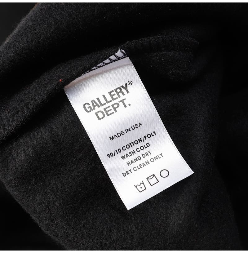 Gallery Dept Letter Printed Loose Couple Pullover Sweatshirt