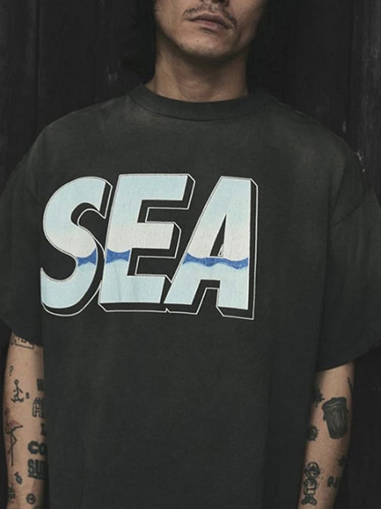 Saint Michael Takuya Kimura Retro Washed Distressed Vintage T-Shirt