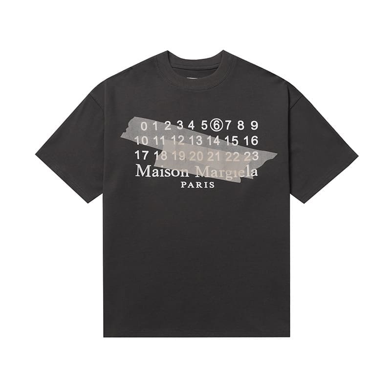 ma*s*n Ma*i*la mm6 digital pattern short sleeve t-shirt series a
