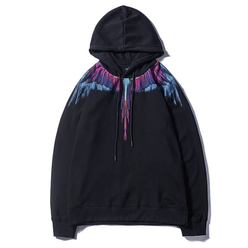 Marcelo Burlon Colorful Feather Phantom Wings Sweater Lightning Blade Hoodie