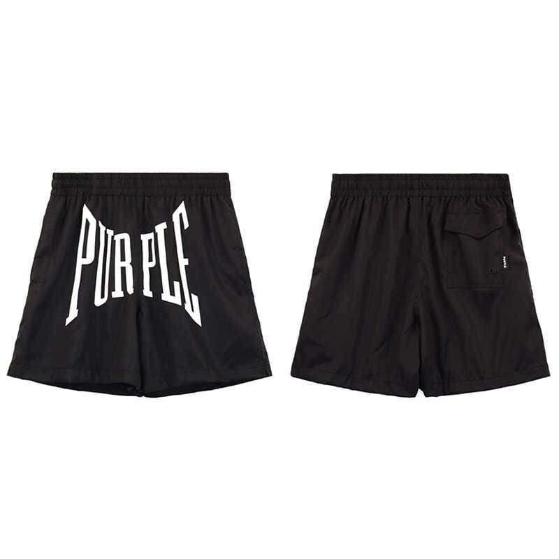 vlone fog pu*re b*and printed casual shorts for men and women