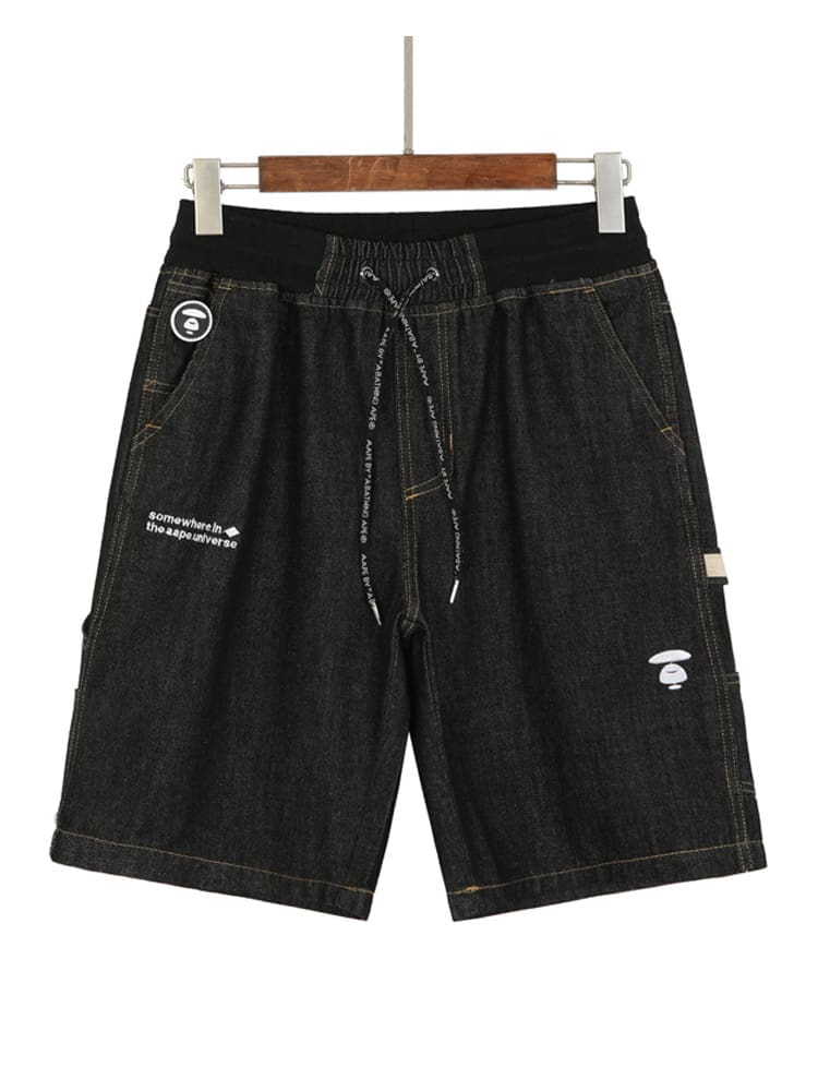 AAPE Camouflage Cargo Shorts for Men and Women