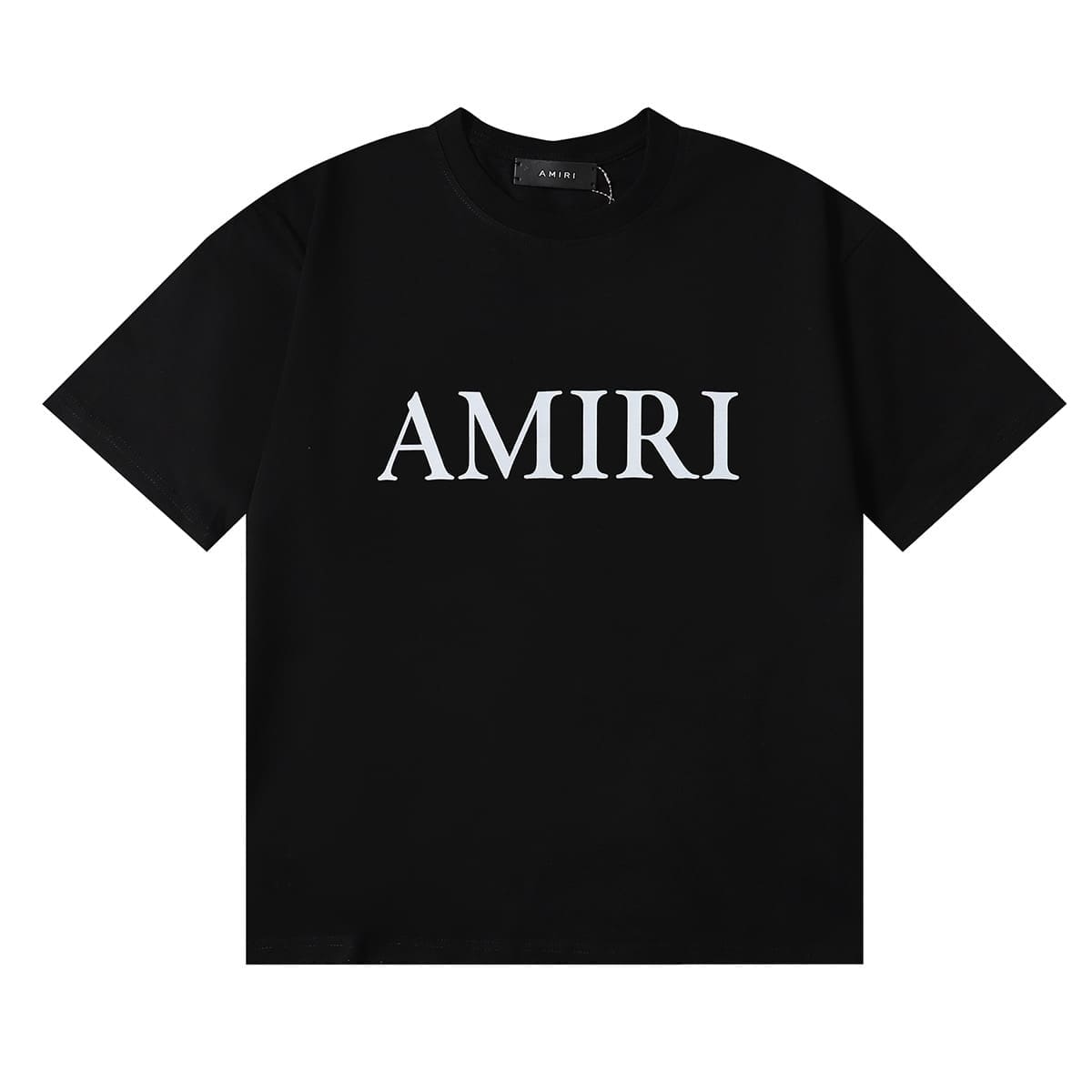 Amiri Fashion Solid Color High Street T-Shirt Retro Loose Fit 2