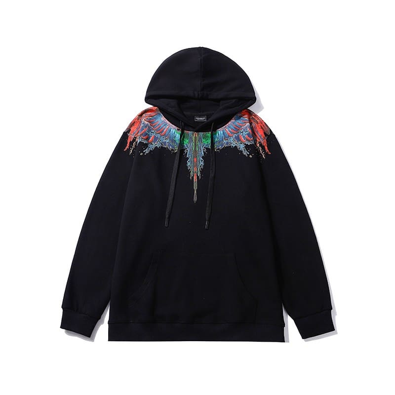 Marcelo Burlon Colorful Feather Phantom Wings Sweater Lightning Blade Hoodie