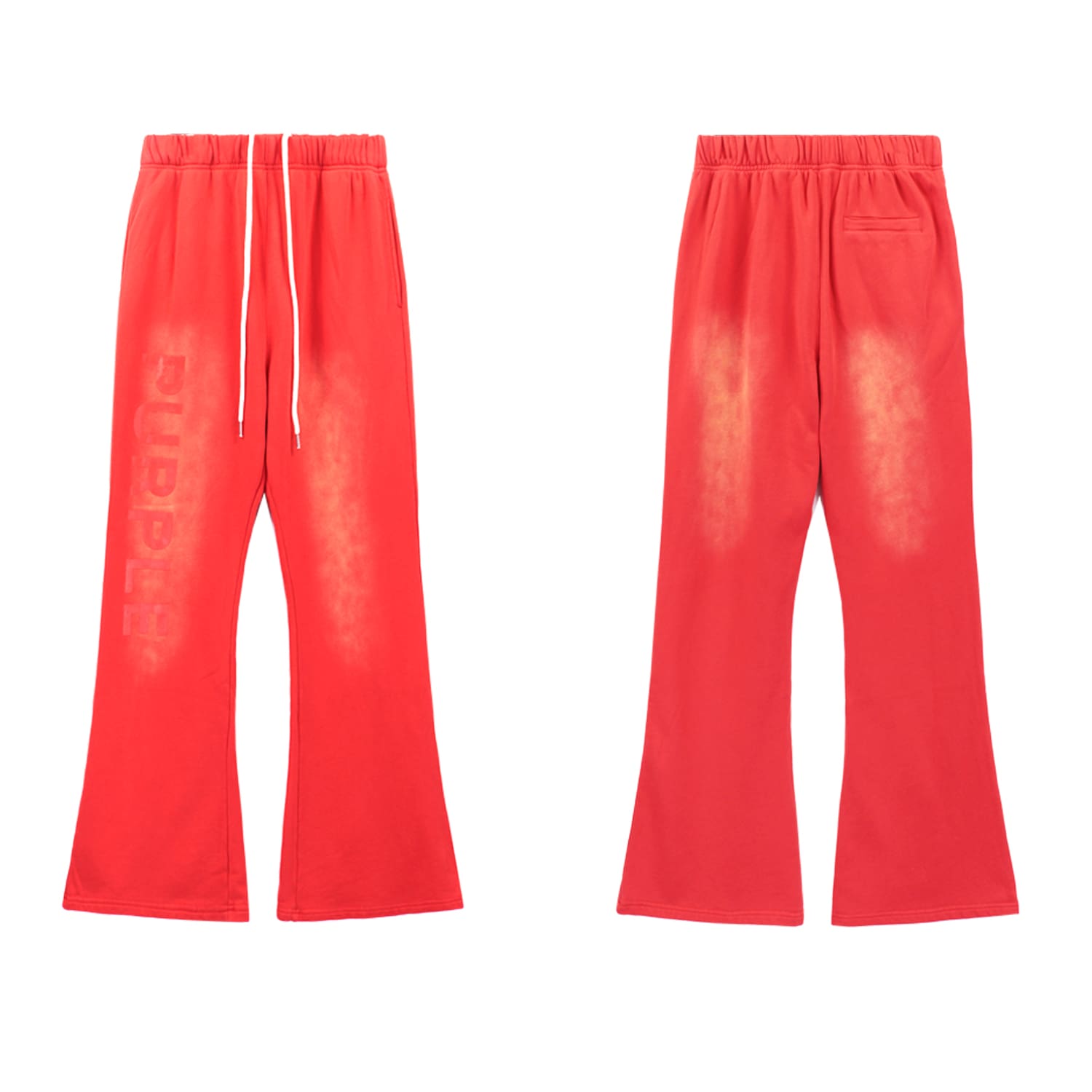 pu*re b*and creative logo print washed hooded sweater high street style