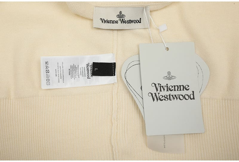 Vivienne Westwood Spring Commuter Cardigan Light Luxury Trendy Brand for Women