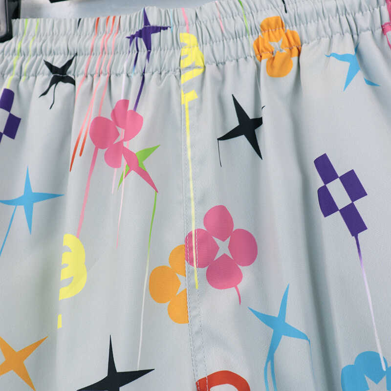 vlone fog pu*re b*and printed shorts lightweight beach pants