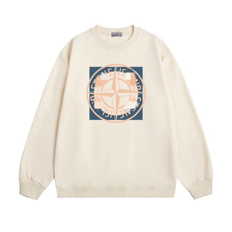 Stone Island Compass Logo Sweater Casual Men and Women Style