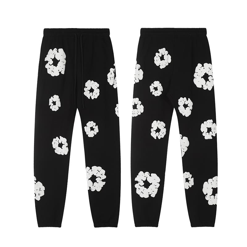 Denim Tears Embroidered Puff Print Sweatshirt and Sweatpants Set