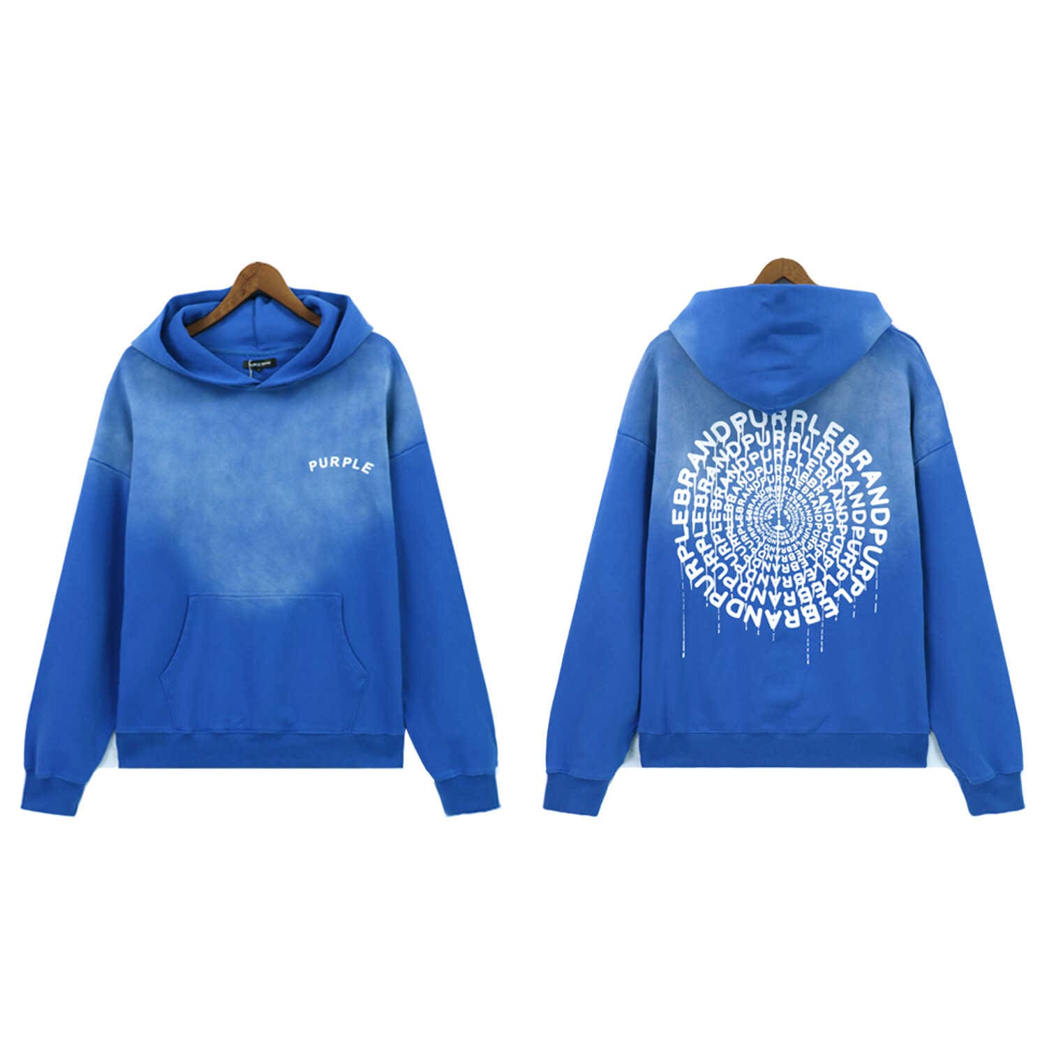 saint vintage pu*re b*and washed loose hoodie high street style