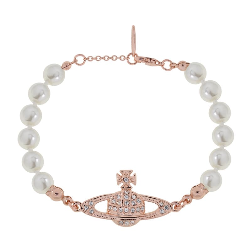 Vivienne Westwood 6-Layer Pearl Saturn Bracelet