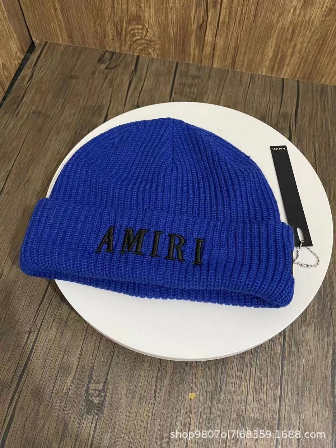 Amiri Embroidered Woolen Cap Knitted Hat for Men and Women