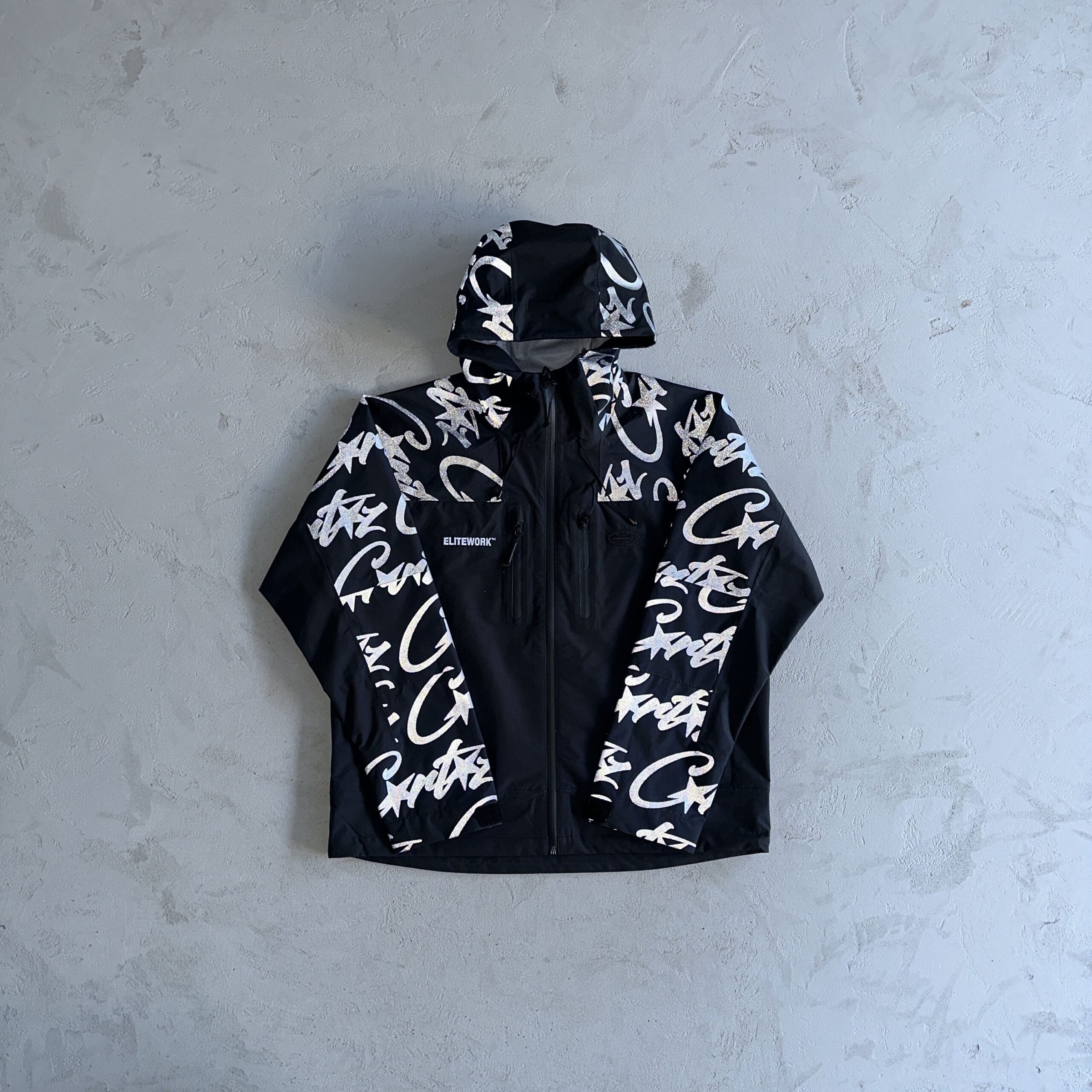 Corteiz Shell Jacket Windproof Waterproof Reflective Coat Street Style